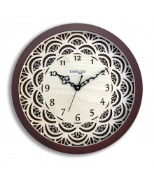 Carvy Blossom Glass Covered Analog Wall Clock RC-0384